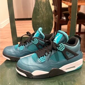 Jordan 4 Retro Teal US M9.5 *used No box* 705331-330